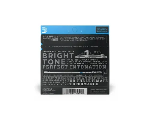 Струни для гітари D'Addario XL Nickel Wound Regular Light 7-String (10-59) (EXL110-7)