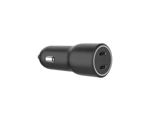 Зарядное устройство Gembird 2xUSB-C (PD 20W) black (TA-UC-C2PD40-CAR-01)