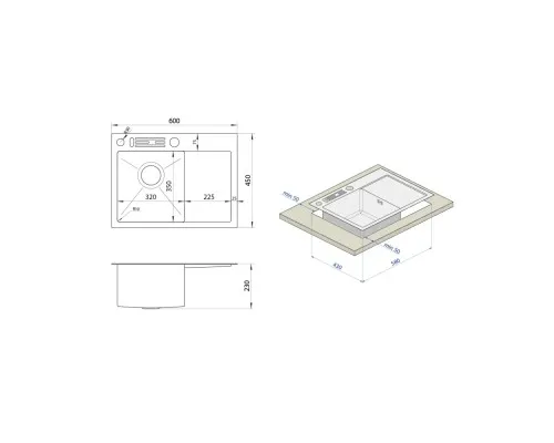 Мойка кухонная Nett NB-6045(R) (043125)