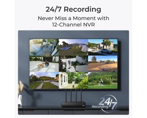 Реєстратор для відеоспостереження Reolink NVS12W