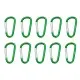 Карабін туристичний Tramp Набір 10 шт без муфти 5 cм Green (UTRA-298-green)