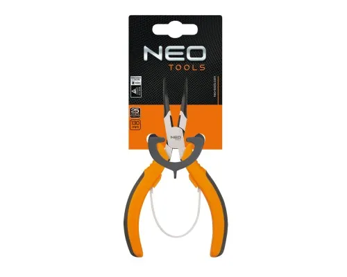 Плоскогубці Neo Tools подовжені вигнуті прецизійні, 140 мм (01-103)