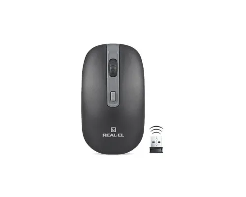 Мышка REAL-EL RM-303 black-grey