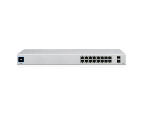Комутатор мережевий Ubiquiti USW-16-POE