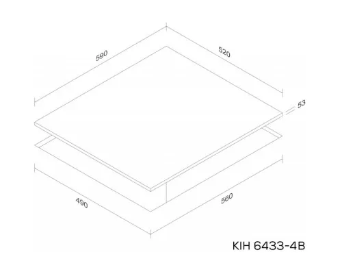 Варочна поверхня Kernau KIH 6433-4B