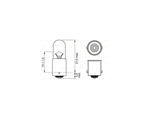 Автолампа Bosch 4W (1 987 302 817)