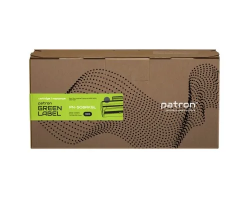 Картридж Patron HP 508A (CF360A) Green Label, Black (PN-508AKGL)