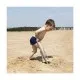 Игрушка для песка QUUT Лопатка SСOPPI с ситом для песка и снега серый + голубой (170228)