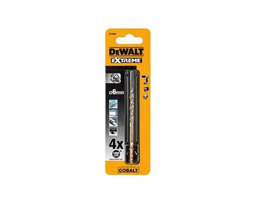 Сверло DeWALT EXTREME INDUSTRIAL COBALT HSS-CO, 6 х 93 х 52 мм (DT4908)