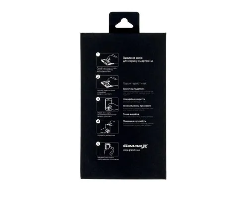 Скло захисне Grand-X Apple iPhone 13 mini 9D black (AIP13M9D)