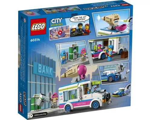 Конструктор LEGO City Полицейское преследование фургона с мороженым (60314)