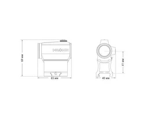 Коллиматорный прицел Holosun HE403C-GR (747027)