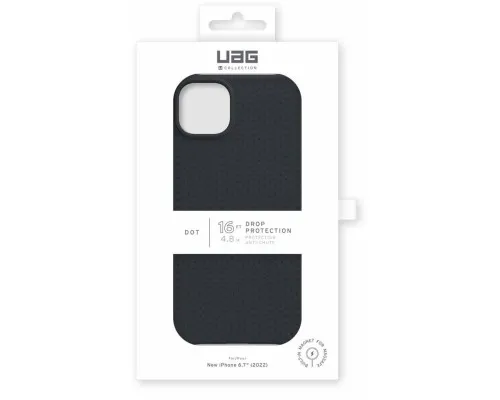 Чохол до мобільного телефона UAG [U] Apple iPhone 14 Plus Dot Magsafe, Black (114081314040)