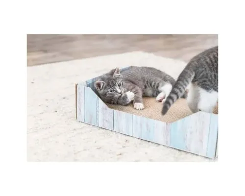 Дряпка (кігтеточка) для котів Trixie картонна з мятою 45×12×33 см (4011905480138)