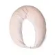 Подушка MirSon для вагітних та годування №8302 Velvet Line 28-0004 Cream Велюр 30х170х20 см (2200006200277)