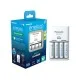 Зарядное устройство для аккумуляторов Panasonic Basic Charger + Eneloop 4AA 2000 mAh New (K-KJ51MCD40E)