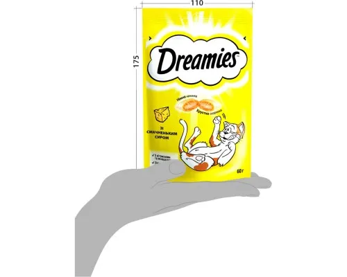 Лакомство для котов Dreamies с сыром 60 г (4008429037986)