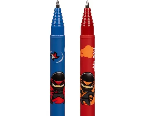Ручка гелева Yes пиши-стирай Ninja 0,5 мм, синя в асортименті (420397)