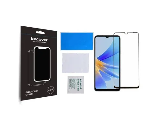 Скло захисне BeCover Oppo A17/A17k 4G Black (709774)
