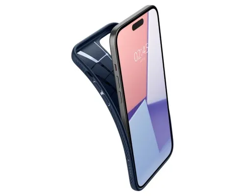 Чохол до мобільного телефона Spigen Apple iPhone 15 Liquid Air NavyBlue (ACS06791)