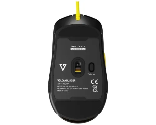 Мишка Modecom Jager Volcano RGB Hot-Swap Custom USB Black (M-MC-JAGER-100)