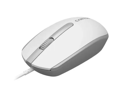 Мишка Canyon M-10 USB White Grey (CNE-CMS10WG)