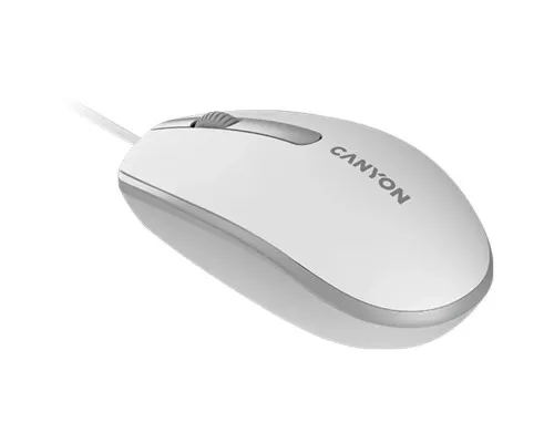 Мишка Canyon M-10 USB White Grey (CNE-CMS10WG)