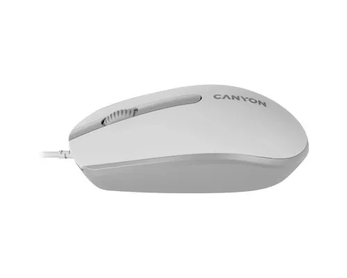 Мишка Canyon M-10 USB White Grey (CNE-CMS10WG)