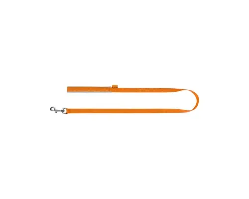 Повідок для собак Dog Extreme з нейлону з прогумованою ручкою Ш 14 мм Д 122 см помаранчевий (43564)