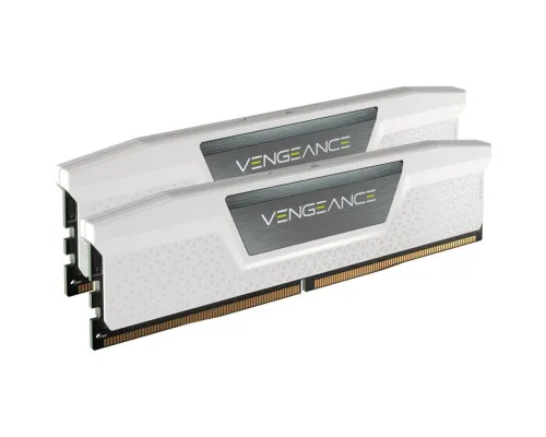 Модуль памяти для компьютера DDR5 32GB (2x16GB) 5600 MHz Vengeance White Corsair (CMK32GX5M2B5600C40W)