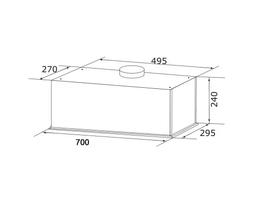 Вытяжка кухонная GRANADO Palamos 4713-1200 White glass (GCH4713120055)