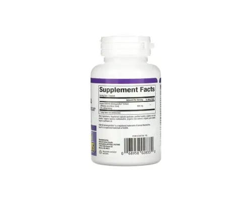 Витаминно-минеральный комплекс Natural Factors Ашваганда, 600 мг, Ashwagandha, 30 вегетарианских капсул (NFS-02833)
