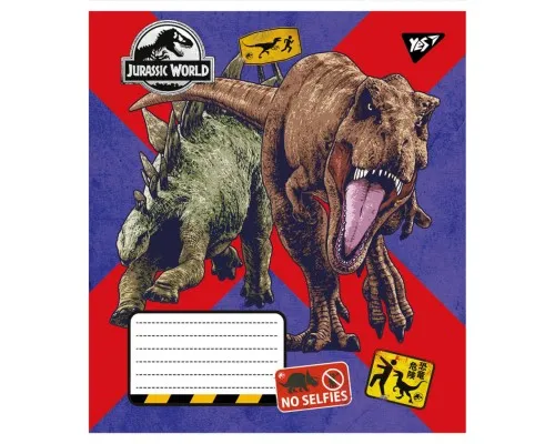 Тетрадь Yes Jurassic world 12 листов клетка (766271)