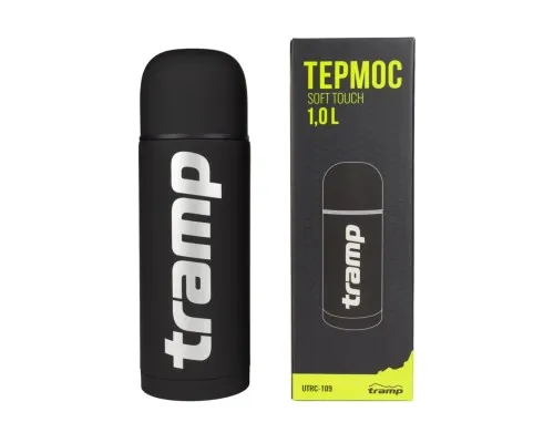 Термос Tramp Soft Touch 1 л Black (UTRC-109-black)