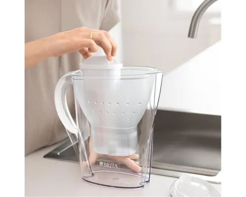 Фільтр-глечик Brita Marella XL Memo MXPro 3.5л (2л води) з фільтр-картриджем 3шт, білий (1052782)