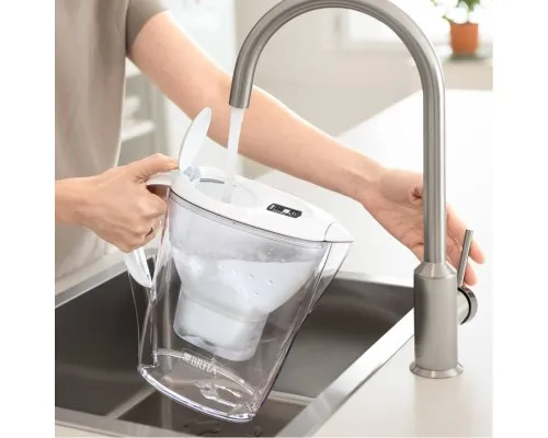 Фільтр-глечик Brita Marella XL Memo MXPro 3.5л (2л води) з фільтр-картриджем 3шт, білий (1052782)