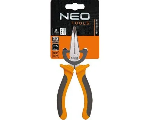 Плоскогубці Neo Tools подовжені вигнуті, 160 мм (01-015)