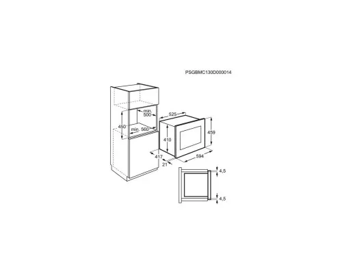 Микроволновая печь Electrolux KMFE264TEW