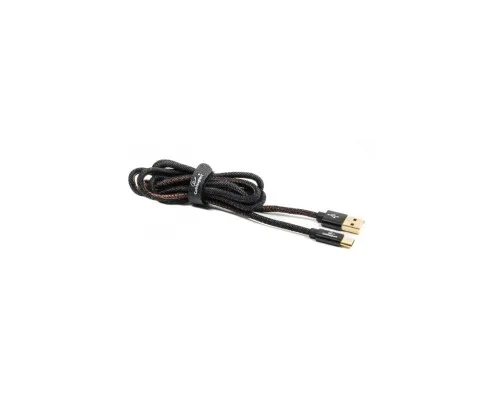 Дата кабель USB 2.0 AM to Type-C 1.0m Cablexpert (CCPB-C-USB-04BK)