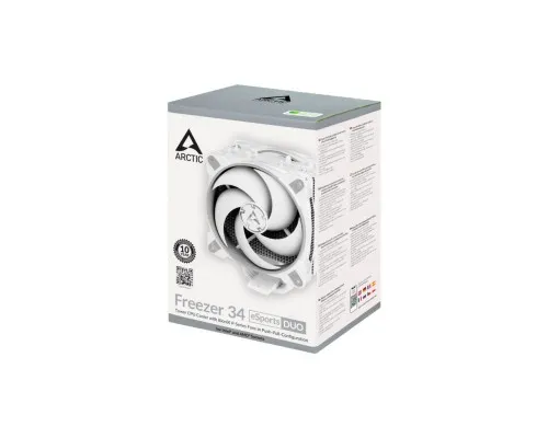 Кулер для процессора Arctic Freezer 34 eSports DUO Grey/White (ACFRE00074A)