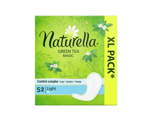 Ежедневные прокладки Naturella Green Tea Light 52 шт. (8001090603883)