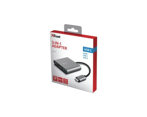 Концентратор Trust Dalyx 3-in-1 Multiport USB-C (23772)