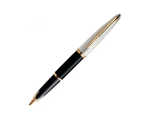 Ручка перьевая Waterman CARENE Deluxe Black/silver  FP F (11 200)