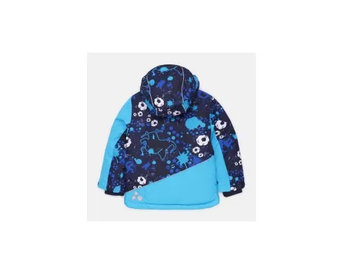 Куртка Huppa ALEX 1 17800130 темно-синій з принтом/світло-синій 140 (4741468986135)