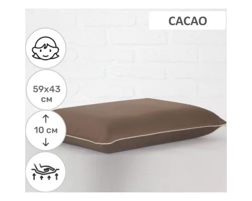 Подушка MirSon ортопедична 6078 Delicate satin Cacao WoMen 59х43х10 (2200003262322)
