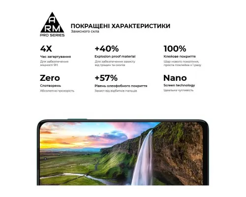 Скло захисне Armorstandart Pro Motorola Edge 20 lite Black (ARM61017)
