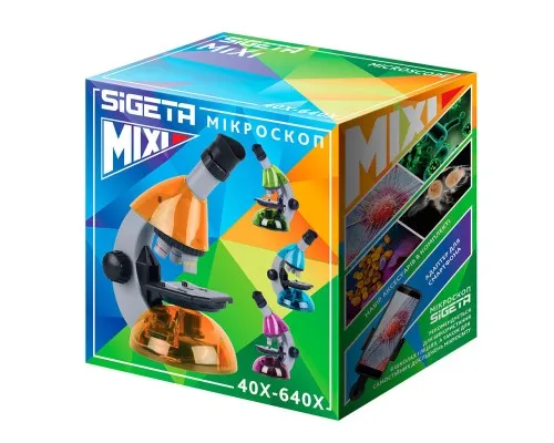 Мікроскоп Sigeta Mixi з адаптером для смартфона 40x-640x Green (65912)