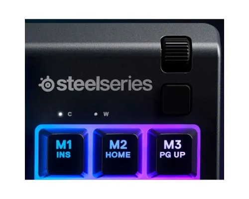 Клавіатура SteelSeries Apex 3 TKL USB UA Black (SS64817)