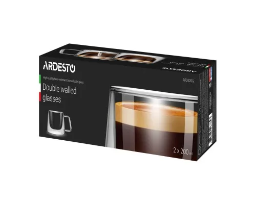 Набір чашок Ardesto 200 мл 2 шт (AR2620G)