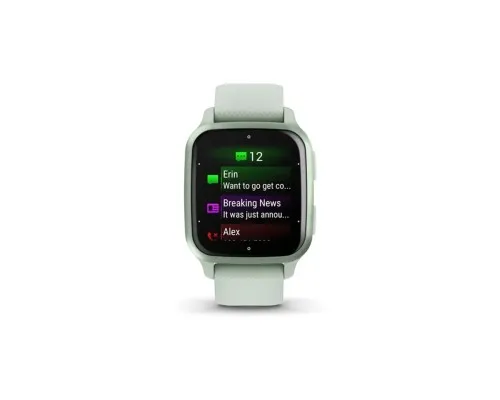 Смарт-годинник Garmin Venu Sq 2, Cool Mint/Metallic Mint, GPS (010-02701-12)